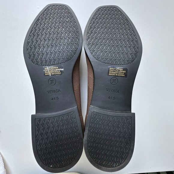 VIVAIA Square-Toe Water-Repellent Ankle Boots Size 41.5 Size 10 Ryan Pro Brown - Picture 9 of 12